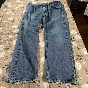 Vintage Levis 505 Jeans Men’s 38x32 90s Y2K Medium Wash Western Cowboy Denim